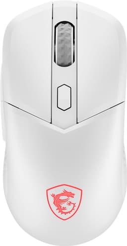 MSI VERSA 300 WIRELESS White - Gaming Muis - 2.4GHz / Bluetooth 5.3 / USB 2.0 - Tot 50 uur Batterijduur — thumbnail 1