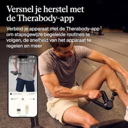 Diepweefmassagepistool voor Pijnverlichting - Elektrisch Percussiemassageapparaat met Bluetooth — thumbnail 4