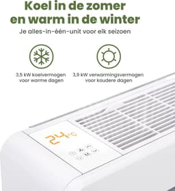 GreenAir DT12K – Monoblock airco zonder buitenunit – 3,5 kW - koeling en verwarming — thumbnail 3