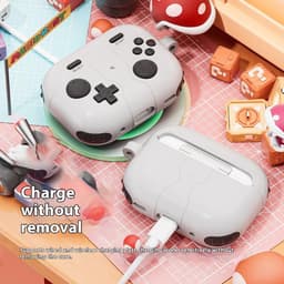 Telestore - hoesje geschikt voor AirPods 3 Pro soft case cover - zwart Game Console - TPU hoesje Beschermhoes - AirPods 3 Pro Cover - AirPods 3 Pro hoesje - Geschikt voor Apple Airpods 3 Pro - gel hoesje — thumbnail 3