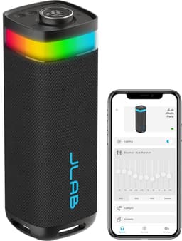 JLab Jbuds Bluetooth Speaker Draadloos - Draagbare Muziekbox - 12 uur Batterijduur - 30 Watt - Bass Boost - IPX6 Waterproof - Multipairing - Instelbare Party Lights - App Equalizer - Zwart — thumbnail 4
