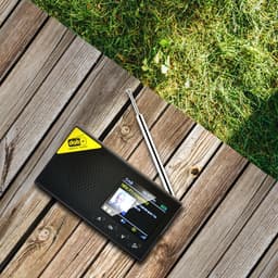 Ikello Draagbare DAB+/FM radio met Bluetooth en oplaadbare batterij - Zwart — thumbnail 4