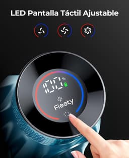 Luxe Steelstofzuiger – Draadloos – Stofzuiger zonder Zak op Accu – Tapijtreiniger – Vacuum Cleaner Wireless – 550W – Grijs/Rood — thumbnail 4