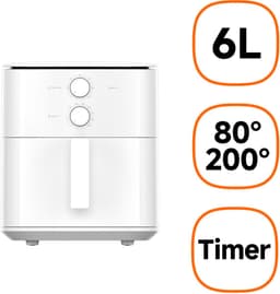 Xiaomi Air Fryer Essential 6L – XL Airfryer met handige kookgids - Gebruiksvriendelijke Airfryer voor het hele gezin — thumbnail 1