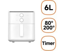 Xiaomi Air Fryer Essential 6L – XL Airfryer met handige kookgids - Gebruiksvriendelijke Airfryer voor het hele gezin