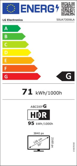 LG 50UA73006LA Ultra HD 4K Smart Televisie — thumbnail 2