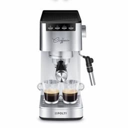 Polti Coffea P10S Espressomachine – Pistonmachine met Stoompijp – 15 bar – 1,3L – RVS — thumbnail 5