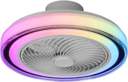 Plafondventilator met RGB Verlichting en Afstandsbediening - Dimbare Kleurverandering voor Woonkamer en Slaapkamer — thumbnail 4