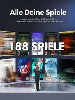 Externe Harde Schijf 8TB voor PS5 en PS4 - Geformatteerd voor Gaming Opslag — thumbnail 3