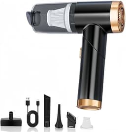 Deze draadloze handstofzuiger is speciaal ontworpen voor auto's en is uitgerust met...geleidZaklamp, opvouwbaarUSBOpladen. Geschikt voor het reinigen van toetsenborden, thuis en op kantoor. — thumbnail 1
