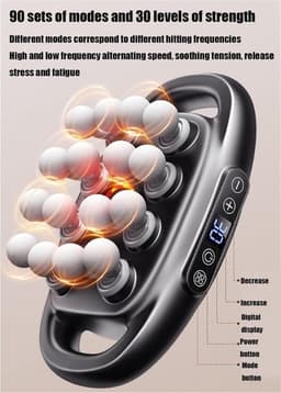 Krachtig Massagepistool Set met 16 Koppen voor Diepe Weefselmassage en Pijnverlichting — thumbnail 4