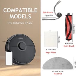 Geschikt voor Roborock robotstofzuigers,geschikt voor Q7 M5/L5 filterpatronen, hoofdborstel, dweilborstel, zijborstel en rolborstel accessoires. — thumbnail 2