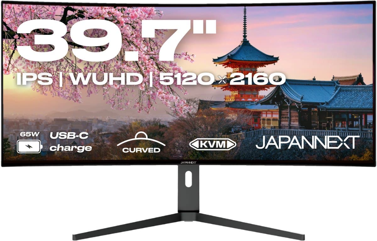 Curved monitor 39,7'' inch WUHD 60 Hz — afbeelding 1