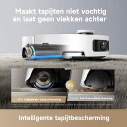 Dreame Aqua10 Roller – Robotstofzuiger - Nat- en Droogstofzuiger met 30.000 Pa - Automatisch Legen & Zelfreinigende Rol - 100 °C Rolreiniging - AutoSeal™ Tapijtkering — thumbnail 4