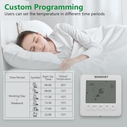 Slimme Wifi Kamerthermostaat voor Elektrische Verwarming met App en Spraakbesturing — thumbnail 3