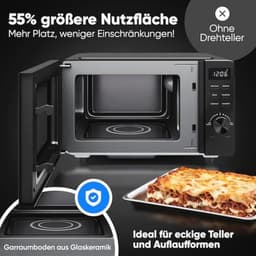 Magnetron met Grill 20L - Draaipleateloze Magnetron met Timer en Ontdooifunctie — thumbnail 4