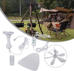 USB Mini Plafondventilator voor Camping en Buiten — thumbnail 2
