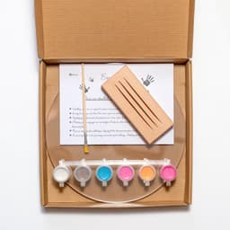 Geluksafdrukken Set 3 Handen Parelmoer – Niet-giftig Materiaal – Hand- en Voetafdrukken Baby – Uniek Cadeau Geboorte – Decoratie Slaapkamer – Made in France — thumbnail 3
