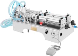 VEVOR 10w Vulmachine Voor Vloeistoffen 100-1000ml Vloeistofvulmachine Vulmachine Voor Vloeistoffen Met Dubbele Kop — thumbnail 1