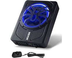 VEVOR Auto-Subwoofer Onder de Stoel 440 W Slank Actief Subwoofersysteem 254mm