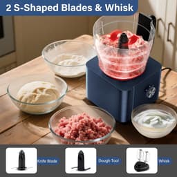 Krachtige Keukenmachine 11-in-1 met 3.2L Kom - Hakken, Mengen en Kneden — thumbnail 2