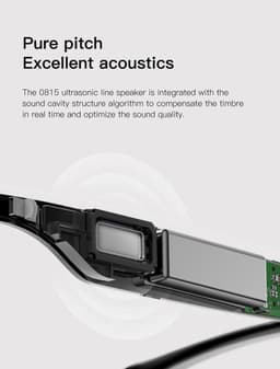 Real-Time Vertaalbril met Spraakherkenning in 160+ Talen – AI Translator Smart Glasses – Bluetooth – Discreet & Draadloos – Voor Reizen, Zakelijk, Studie & Social Talk – Stijlvolle Bril in met Zwarte Glazen en Zwart Montuur | House of Discovery — thumbnail 3