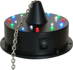 Spiegelbol motor - Fuzzix MBW18LED - Batterij discobal motor met LED's — thumbnail 1