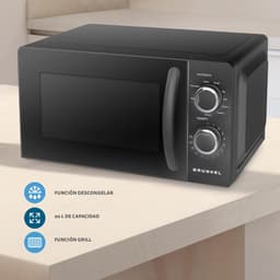 Magnetron 20 Liter met Grillfunctie en 700W Vermogen - Wit — thumbnail 2