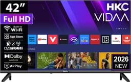 HKC VIDAA Smart TV - LED Full HD - 42 inch/107 cm - AirPlay & Hotelmodus - HDMI x3, USB x2, CI+ - Tripple Tuner DVB-T/T2/S/S2/C - Frameless Design - Geassembleerd in Eindhoven - H42Q1LF-V — thumbnail 1