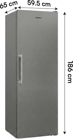 Heinner HF-V401NFXE++ Koelkast – 389 L – No Frost – Elektronische Bediening – Superkoelfunctie – LED-verlichting – Multicooling – RVS – 5 Jaar Garantie — thumbnail 5