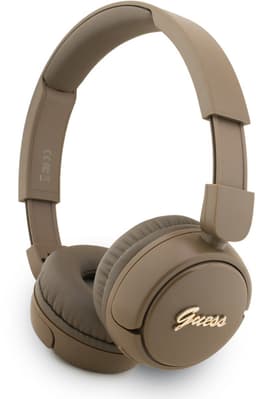 Guess On-Ear Hoofdtelefoon - Metalen Script Logo - Bruin — thumbnail 1
