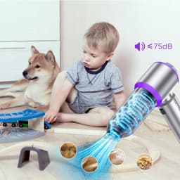 Kruimeldief Snoerloos - Handstofzuiger - 15.000 Pa zuigkracht - Auto Stofzuiger - Kruimelzuiger - 100W - Airduster - Zuigen & Blazen — thumbnail 2