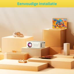 FlexVer® Mini projector - Beamer - Home cinema - 1280 x 720 Resolutie - Wit — thumbnail 5