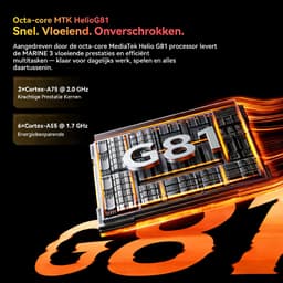 OSCAL MARINE 3 - Robuuste Smartphone - 4G - 24GB RAM - 128GB ROM - 6.56 inch - Robuuste Telefoon - Nachtzicht - Android 16 - NFC - GPS - Wit — thumbnail 5