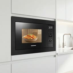 Heinner Inbouw Magnetron – 25 L – 900 W – 1000 W Grill – 5 Vermogensniveaus – Ontdooifunctie – 95 Min Maximale Kooktijd – Digitale Bediening – Zwart — thumbnail 5
