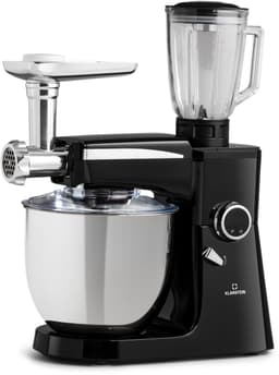 Klarstein Blender keukenmachine, keukenmachines, 3 in 1 keukenmachines, Rührgeräte & Mixer, Teigmaschine met Fleischwolf, keukenmachine , 2000 Watt Teigmaschine Knetmaschine 10L kom - voor Keuken - RVS - Standmixer - Smoothie Maker — thumbnail 2