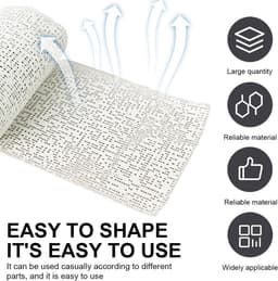Gipsverband Rollen - Gips Afdruk Set - Knutselen Modelbouw - Snel Hardend - 5 cm 2.7 m - Wit — thumbnail 5