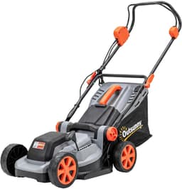 Elektrische Grasmaaier - 1200 W - 34 cm maaibreedte - 35 liter Opvangbak - Mulchfunctie - 6 Instelbare Maaihoogtes (25–75 mm) – in Hoogte Verstelbare Handgrepen (90-100 cm)- Tuingereedschap voor Gazon — thumbnail 3