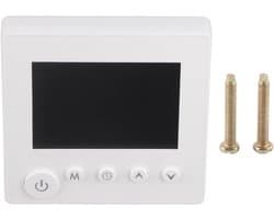 Slimme Thermostaat - Programmeerbare Regelaar - Energie Besparen - Kleuren LCD Scherm - 12 x 10 x 6 cm