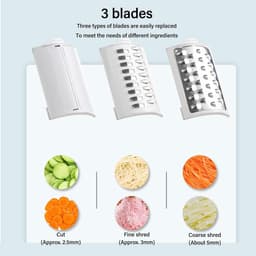 Elektrische Groentenhakker - Keukenmachine Snijder - Snel Ingrediënten Bereiden - Draadloos Oplaadbaar Ontwerp - 1200 mAh Batterij - Groen — thumbnail 3