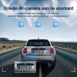 SAVI® Dashcam Voor en Achter - Dashcam - Dashcam Voor Auto - Zwart - 8cm x 4cm x 5cm — thumbnail 4