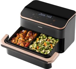 Cosori Dual Blaze Twinfry – Dubbele Airfryer XXL – 10L – Dual Zone of MegaZone – 6 Programma’s — thumbnail 1