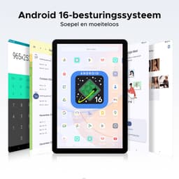 DOOGEE Tab G5 - Tablet - 20GB + 128GB (2TB TF) - 4G LTE - Android 16 - 10 inth 120Hz IPS HD - Unisoc T7200 - 7500mAh - 2 Lautsprecher - Widevine L1 - Face ID - GPS - Grijs — thumbnail 5