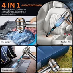 Mini Stofzuiger Draadloos - Kruimeldief - Auto Stofzuiger — thumbnail 4