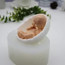 Siliconen mal voor het maken van vogeltjes zeep kaarsen en gips — thumbnail 2