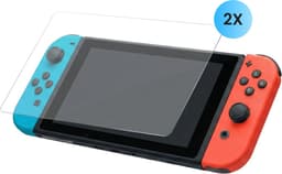 2BEFUN Screenprotector geschikt voor Nintendo Switch OLED - 2 Stuks - Gehard glas - Screenprotectors - Beschermglas - Accessoires — thumbnail 1