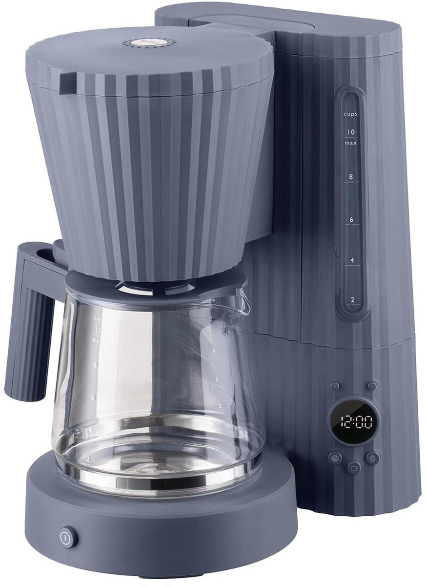 Alessi Plissé Koffiezetapparaat Grijs — afbeelding 1