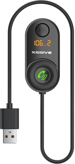 Xssive FM11 Bluetooth FM Transmitter Auto - FM Adapter - Bluetooth Auto Adapter - Muziek Streamen & Handsfree Bellen - Universele Bluetooth Zender Ontvanger — thumbnail 1