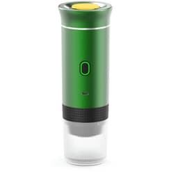 Draagbaar Koffiezetapparaat - Draadloos voor in de Auto - Espresso - Voor espresso, capsules, gemalen koffie - Cups - Oplaadbaar - voor Onderweg - Groen — thumbnail 1