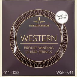 Premium Akoestische Western gitaar snaren - WSP-011 - Gitaarsnaren - Inclusief 3 Celluloid Plectra — thumbnail 2